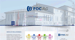 Desktop Screenshot of foc-ag.de